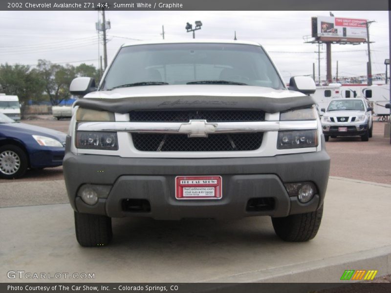 Summit White / Graphite 2002 Chevrolet Avalanche Z71 4x4