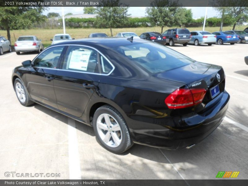 Black / Titan Black 2013 Volkswagen Passat TDI SE