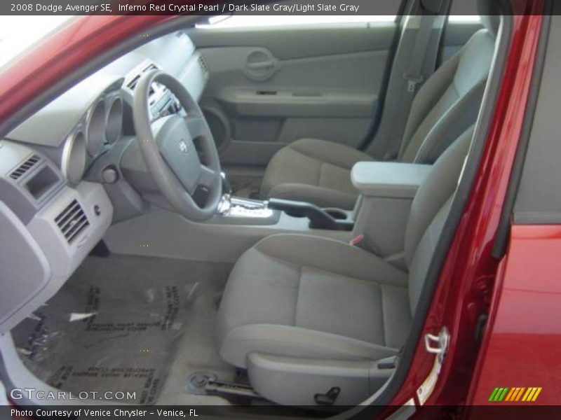 Inferno Red Crystal Pearl / Dark Slate Gray/Light Slate Gray 2008 Dodge Avenger SE