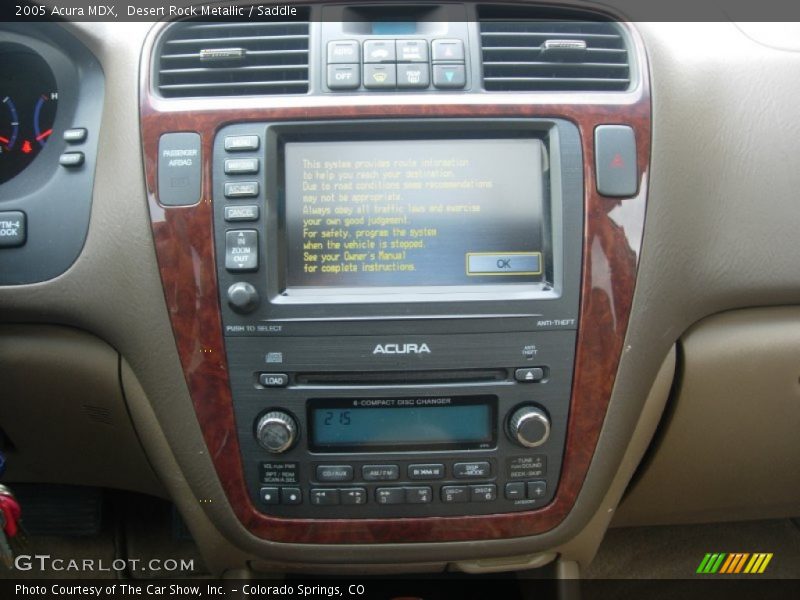 Desert Rock Metallic / Saddle 2005 Acura MDX