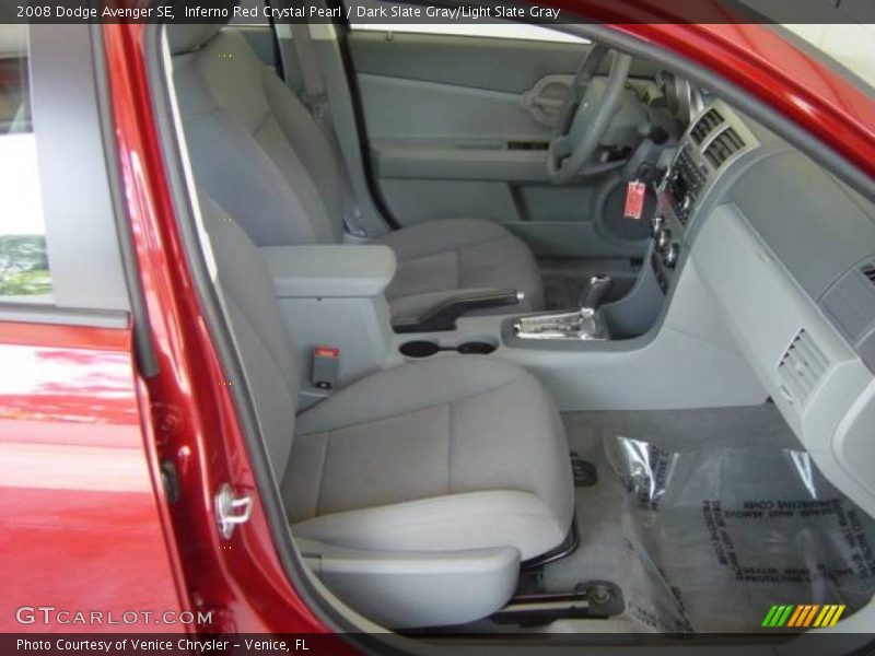 Inferno Red Crystal Pearl / Dark Slate Gray/Light Slate Gray 2008 Dodge Avenger SE