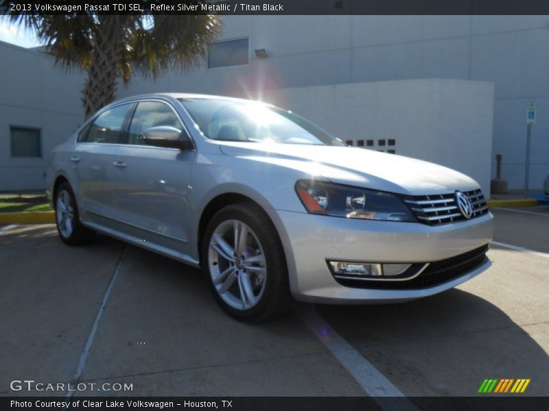 Reflex Silver Metallic / Titan Black 2013 Volkswagen Passat TDI SEL
