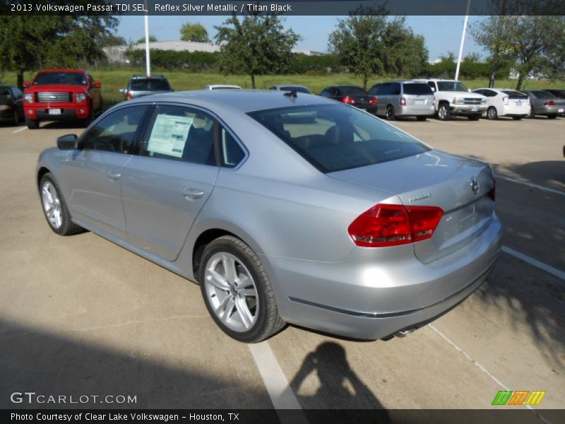 Reflex Silver Metallic / Titan Black 2013 Volkswagen Passat TDI SEL