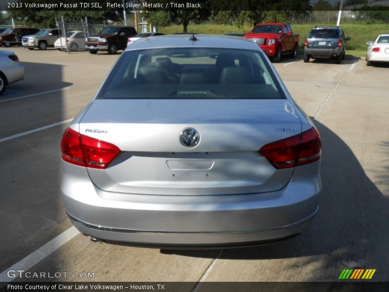 Reflex Silver Metallic / Titan Black 2013 Volkswagen Passat TDI SEL