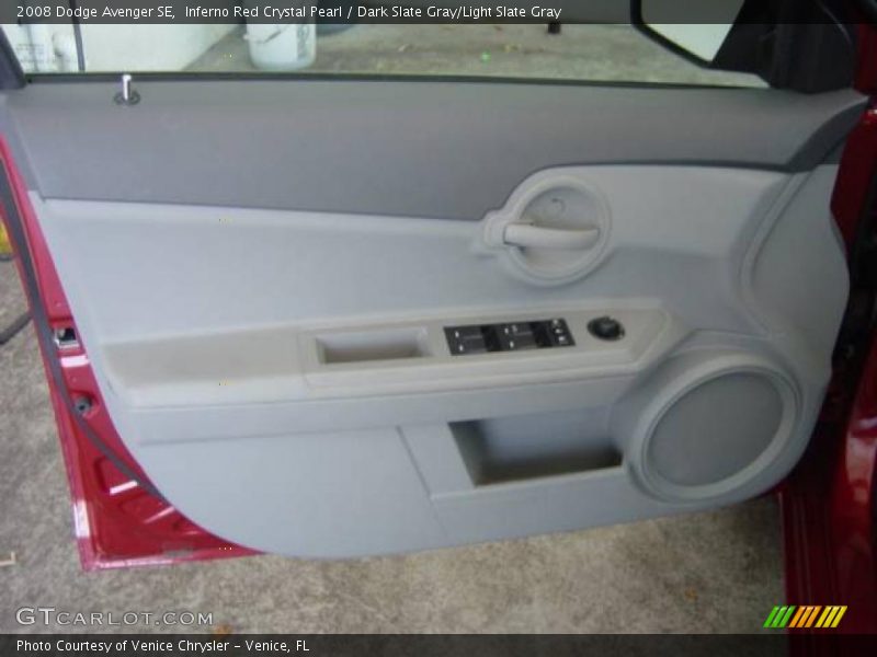 Inferno Red Crystal Pearl / Dark Slate Gray/Light Slate Gray 2008 Dodge Avenger SE