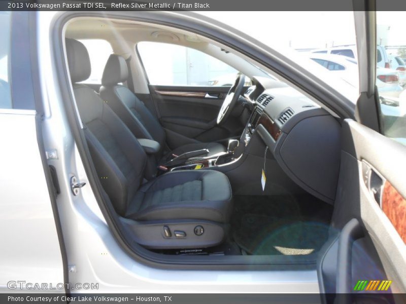 Reflex Silver Metallic / Titan Black 2013 Volkswagen Passat TDI SEL