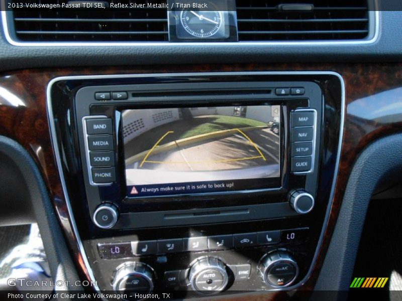 Reflex Silver Metallic / Titan Black 2013 Volkswagen Passat TDI SEL