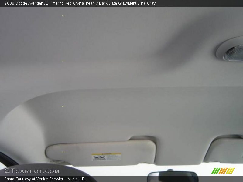 Inferno Red Crystal Pearl / Dark Slate Gray/Light Slate Gray 2008 Dodge Avenger SE