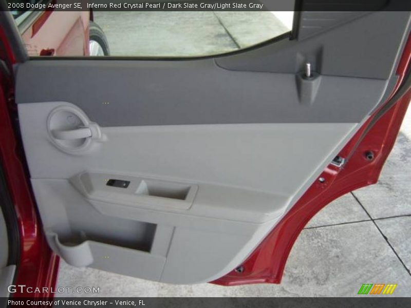 Inferno Red Crystal Pearl / Dark Slate Gray/Light Slate Gray 2008 Dodge Avenger SE