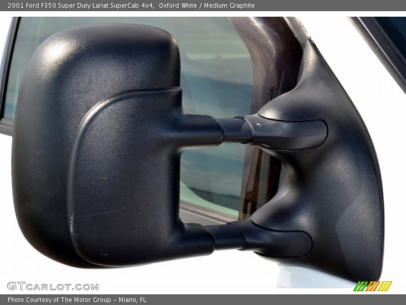 Oxford White / Medium Graphite 2001 Ford F350 Super Duty Lariat SuperCab 4x4