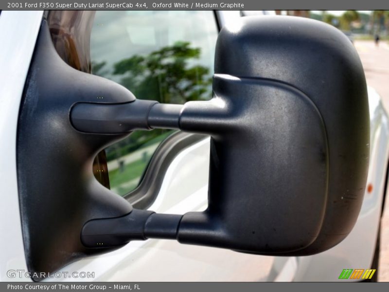 Oxford White / Medium Graphite 2001 Ford F350 Super Duty Lariat SuperCab 4x4
