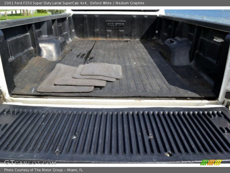 Oxford White / Medium Graphite 2001 Ford F350 Super Duty Lariat SuperCab 4x4