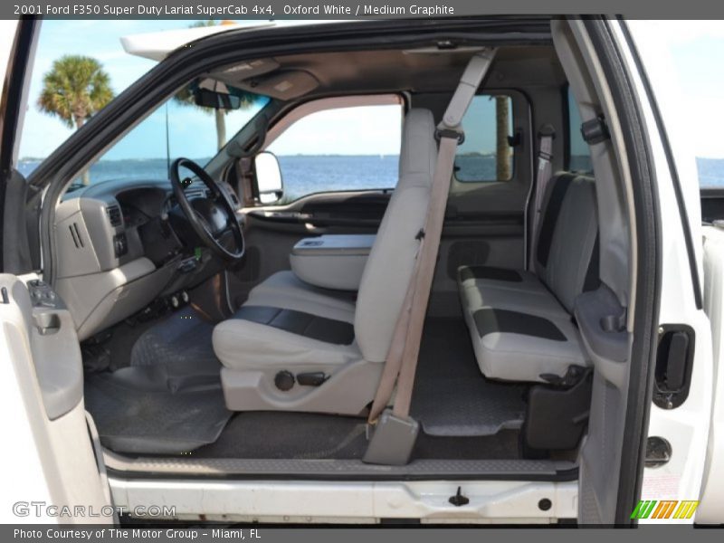  2001 F350 Super Duty Lariat SuperCab 4x4 Medium Graphite Interior