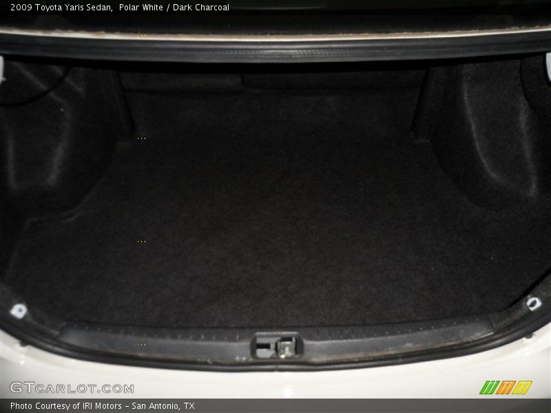 Polar White / Dark Charcoal 2009 Toyota Yaris Sedan