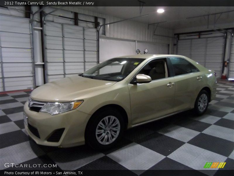 Sandy Beach Metallic / Ivory 2012 Toyota Camry LE