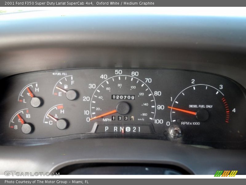  2001 F350 Super Duty Lariat SuperCab 4x4 Lariat SuperCab 4x4 Gauges