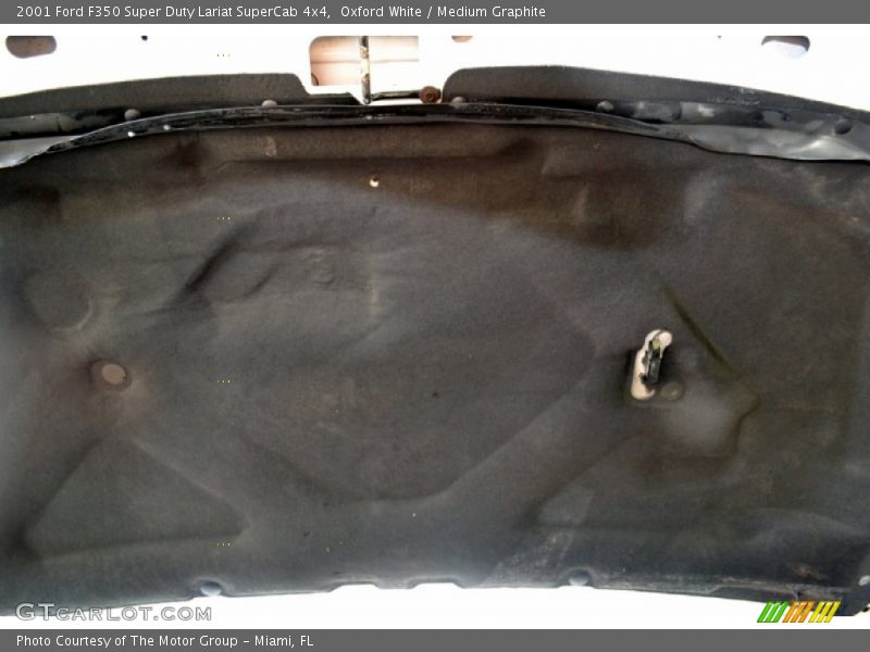 Oxford White / Medium Graphite 2001 Ford F350 Super Duty Lariat SuperCab 4x4