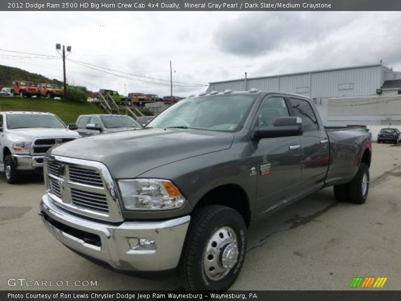 Mineral Gray Pearl / Dark Slate/Medium Graystone 2012 Dodge Ram 3500 HD Big Horn Crew Cab 4x4 Dually