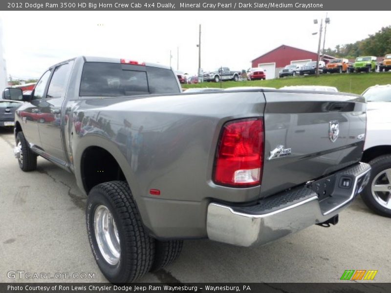 Mineral Gray Pearl / Dark Slate/Medium Graystone 2012 Dodge Ram 3500 HD Big Horn Crew Cab 4x4 Dually
