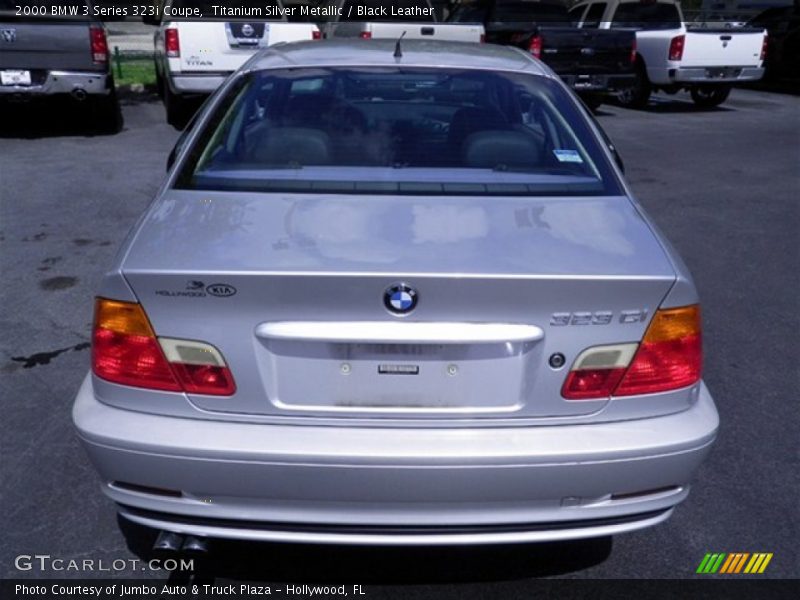 Titanium Silver Metallic / Black Leather 2000 BMW 3 Series 323i Coupe