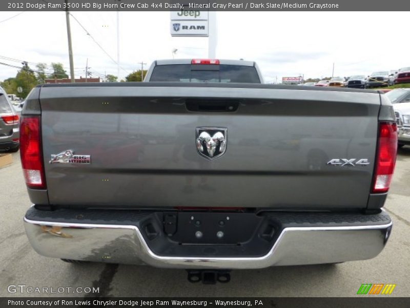 Mineral Gray Pearl / Dark Slate/Medium Graystone 2012 Dodge Ram 3500 HD Big Horn Crew Cab 4x4 Dually