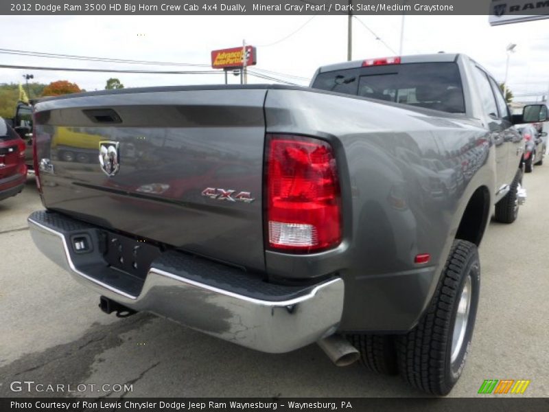 Mineral Gray Pearl / Dark Slate/Medium Graystone 2012 Dodge Ram 3500 HD Big Horn Crew Cab 4x4 Dually