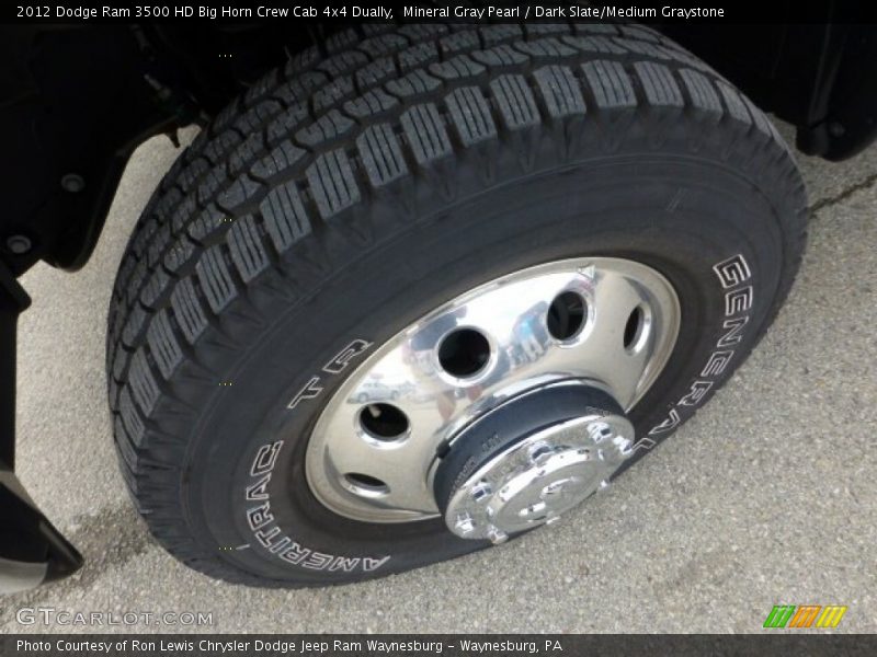 Mineral Gray Pearl / Dark Slate/Medium Graystone 2012 Dodge Ram 3500 HD Big Horn Crew Cab 4x4 Dually
