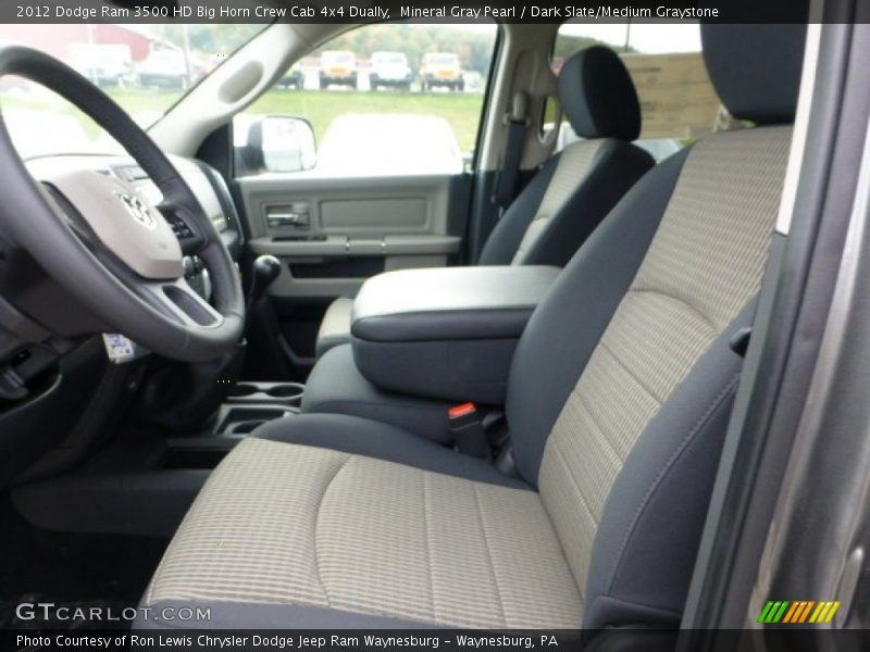 Mineral Gray Pearl / Dark Slate/Medium Graystone 2012 Dodge Ram 3500 HD Big Horn Crew Cab 4x4 Dually