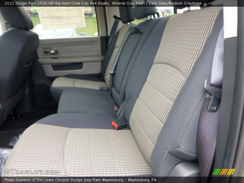 Mineral Gray Pearl / Dark Slate/Medium Graystone 2012 Dodge Ram 3500 HD Big Horn Crew Cab 4x4 Dually