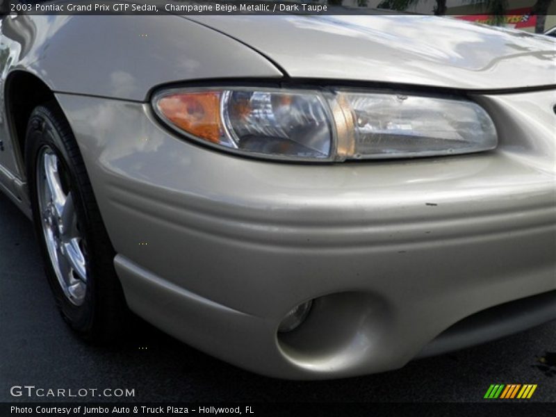 Champagne Beige Metallic / Dark Taupe 2003 Pontiac Grand Prix GTP Sedan