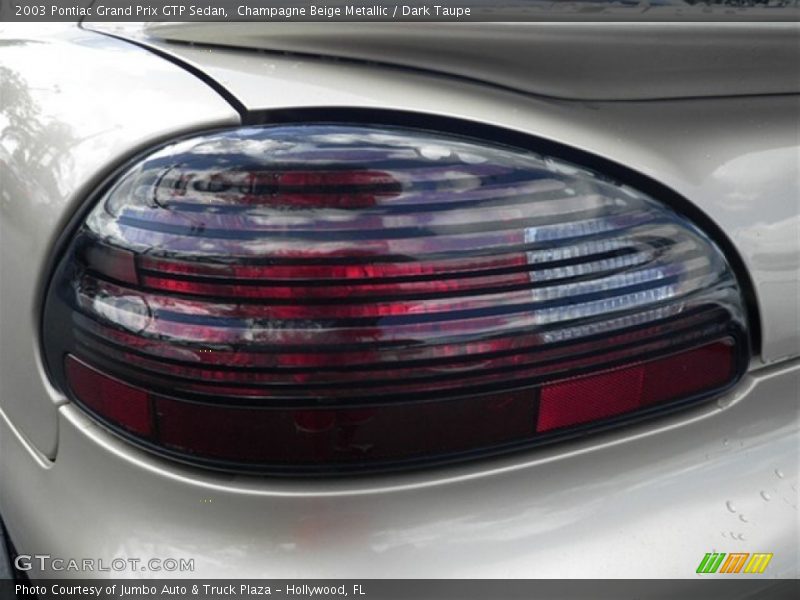 Champagne Beige Metallic / Dark Taupe 2003 Pontiac Grand Prix GTP Sedan