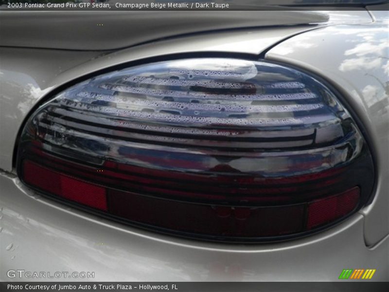 Champagne Beige Metallic / Dark Taupe 2003 Pontiac Grand Prix GTP Sedan