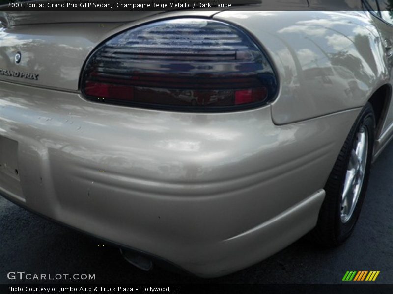 Champagne Beige Metallic / Dark Taupe 2003 Pontiac Grand Prix GTP Sedan
