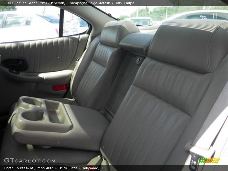 Champagne Beige Metallic / Dark Taupe 2003 Pontiac Grand Prix GTP Sedan