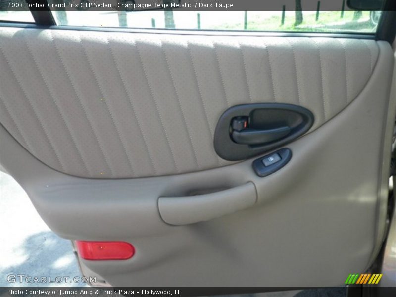 Champagne Beige Metallic / Dark Taupe 2003 Pontiac Grand Prix GTP Sedan