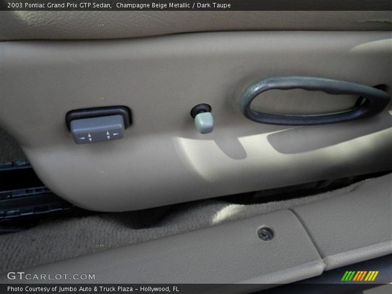 Champagne Beige Metallic / Dark Taupe 2003 Pontiac Grand Prix GTP Sedan