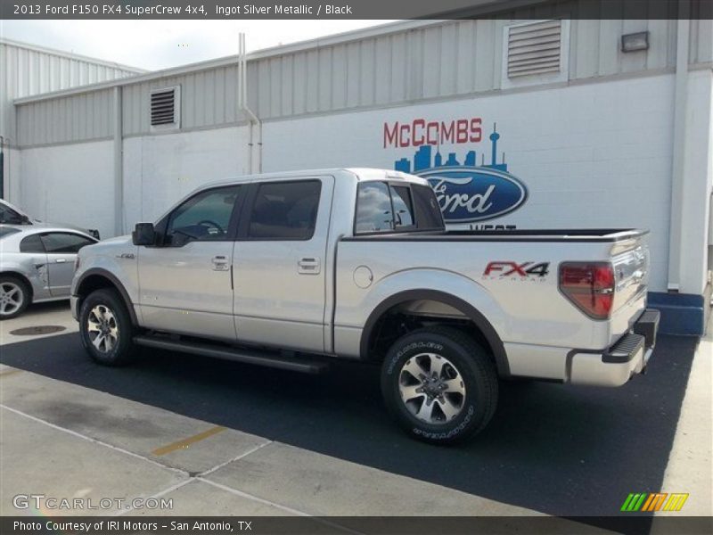 Ingot Silver Metallic / Black 2013 Ford F150 FX4 SuperCrew 4x4