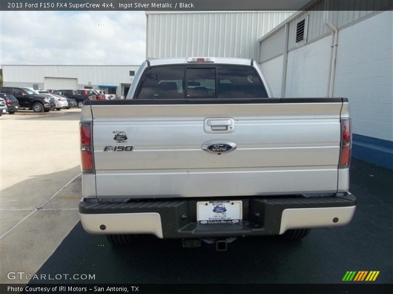 Ingot Silver Metallic / Black 2013 Ford F150 FX4 SuperCrew 4x4