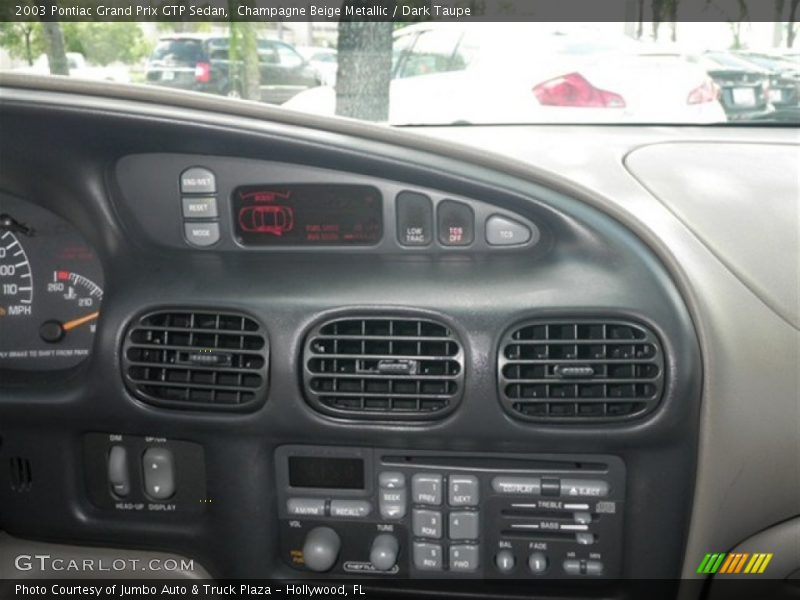 Champagne Beige Metallic / Dark Taupe 2003 Pontiac Grand Prix GTP Sedan