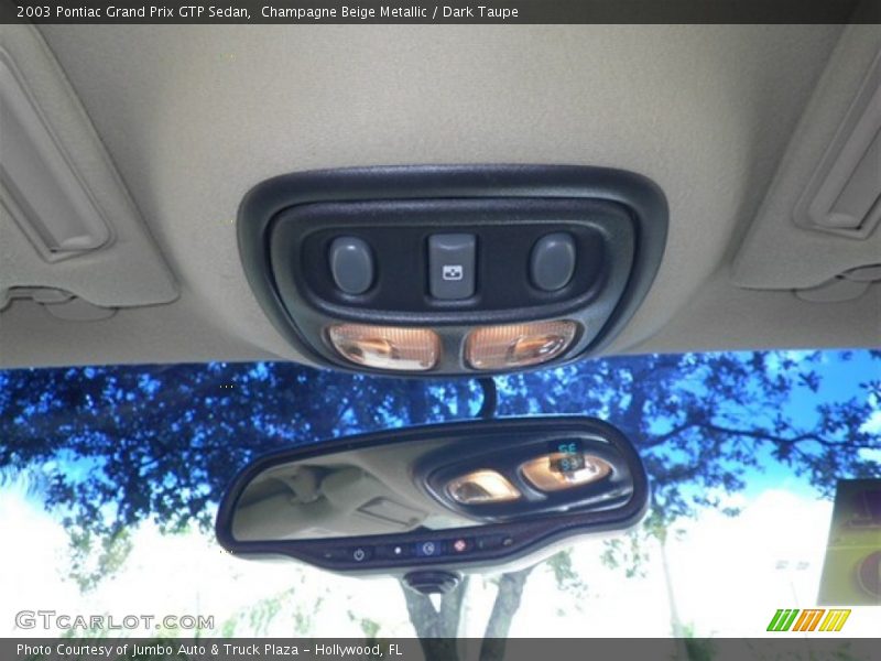 Champagne Beige Metallic / Dark Taupe 2003 Pontiac Grand Prix GTP Sedan