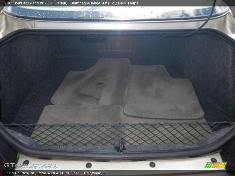 Champagne Beige Metallic / Dark Taupe 2003 Pontiac Grand Prix GTP Sedan