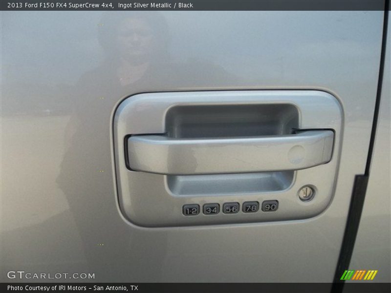 Ingot Silver Metallic / Black 2013 Ford F150 FX4 SuperCrew 4x4