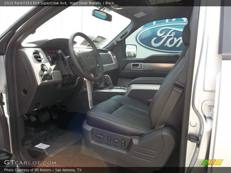 Ingot Silver Metallic / Black 2013 Ford F150 FX4 SuperCrew 4x4