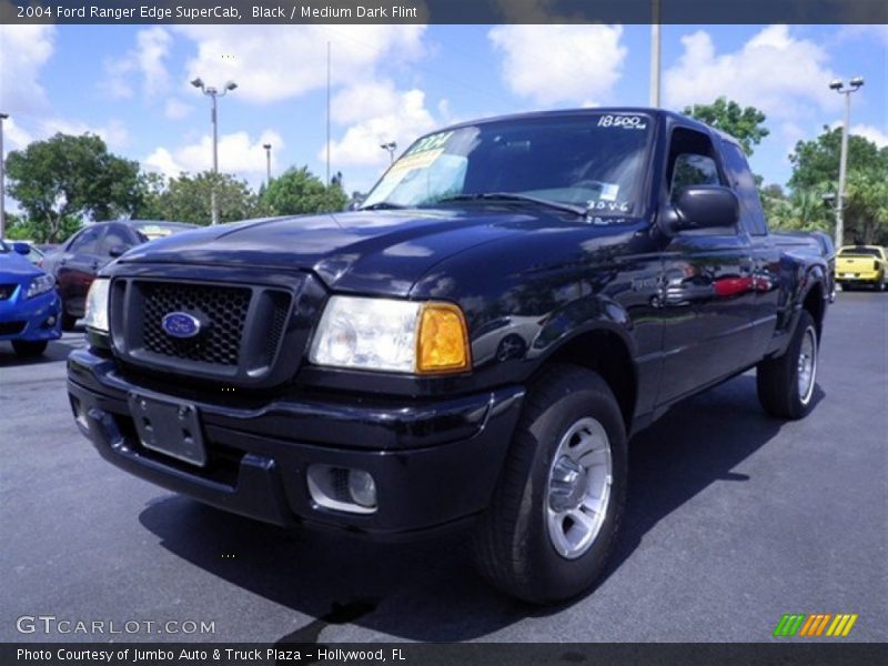 Black / Medium Dark Flint 2004 Ford Ranger Edge SuperCab