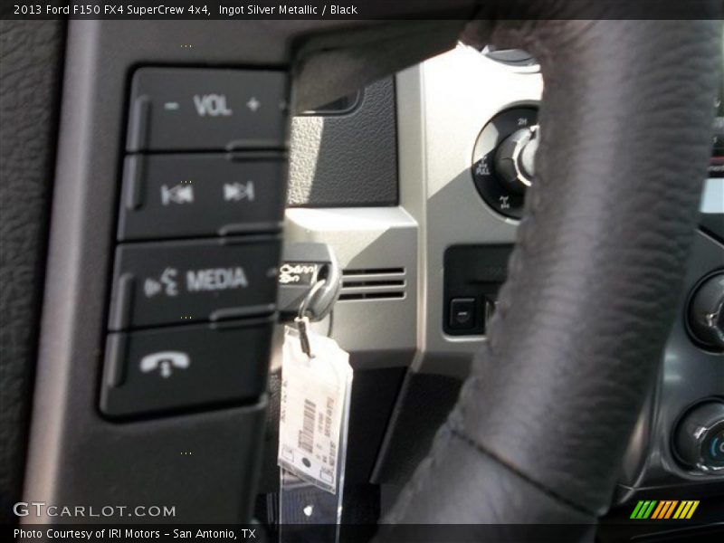 Ingot Silver Metallic / Black 2013 Ford F150 FX4 SuperCrew 4x4