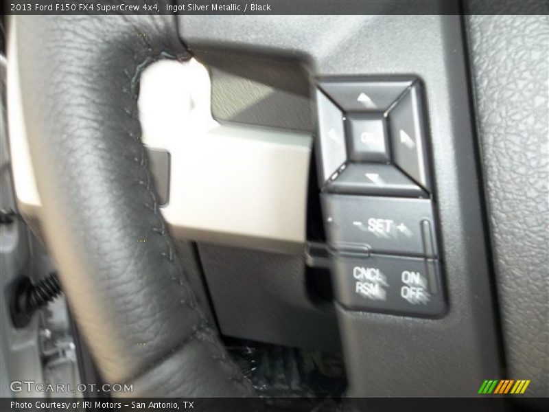 Ingot Silver Metallic / Black 2013 Ford F150 FX4 SuperCrew 4x4