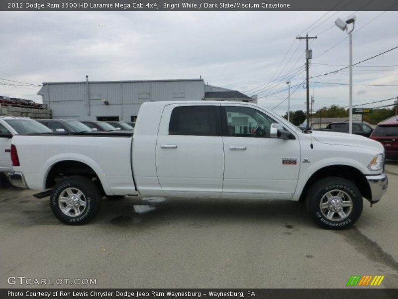  2012 Ram 3500 HD Laramie Mega Cab 4x4 Bright White