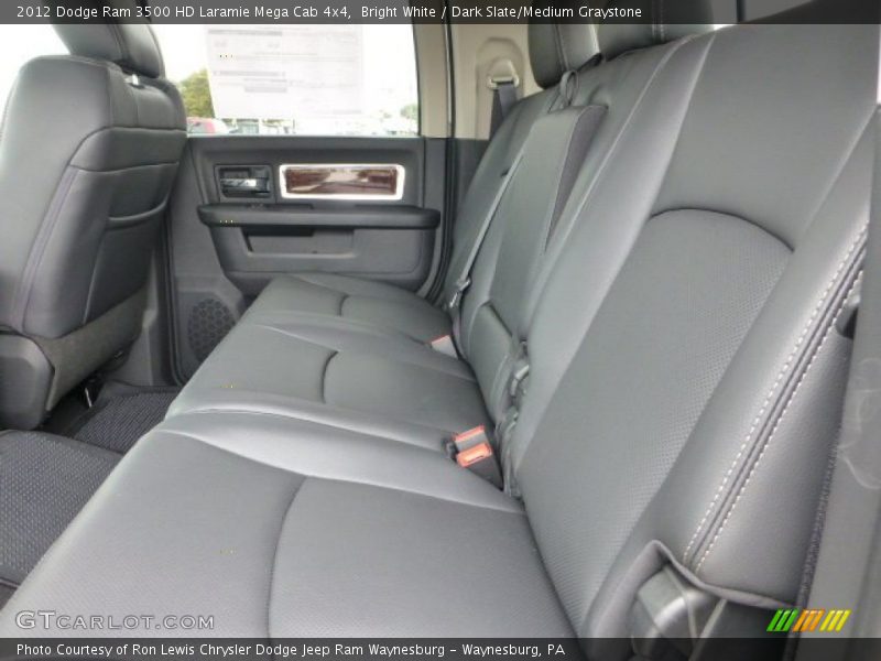  2012 Ram 3500 HD Laramie Mega Cab 4x4 Dark Slate/Medium Graystone Interior