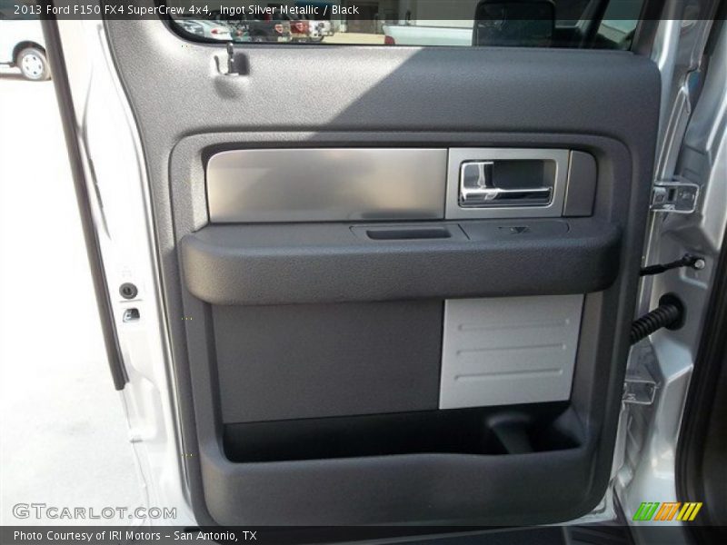 Ingot Silver Metallic / Black 2013 Ford F150 FX4 SuperCrew 4x4