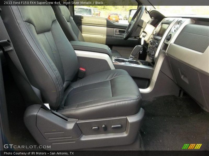 Ingot Silver Metallic / Black 2013 Ford F150 FX4 SuperCrew 4x4